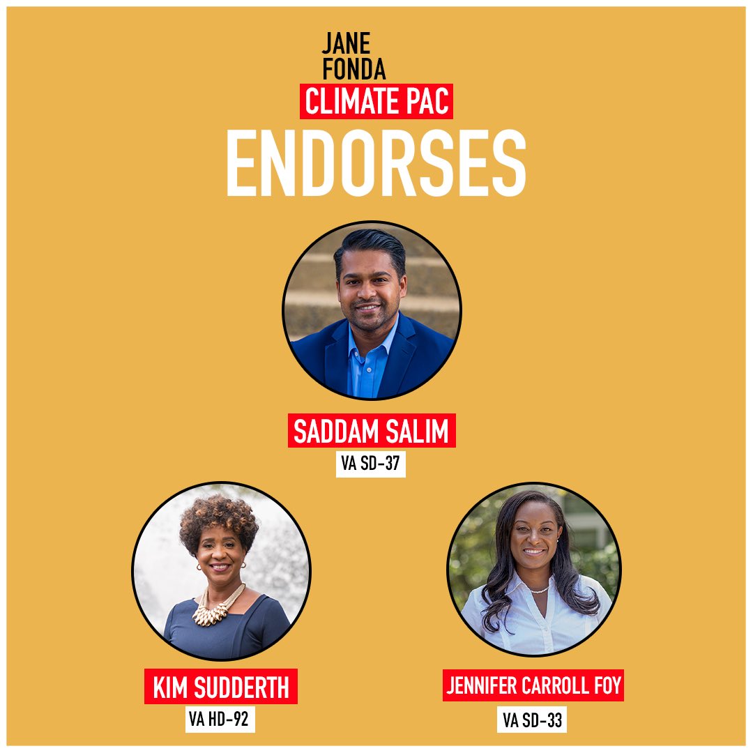 janeclimatepac's tweet image. The fossil fuel industry invests heavily in elections like VA’s because they have to rig the system to get away with the harm they cause. 

Don't be like them - invest in these VA State House and Senate Candidates instead. 

Split a contribution here: janepac.com/virginia