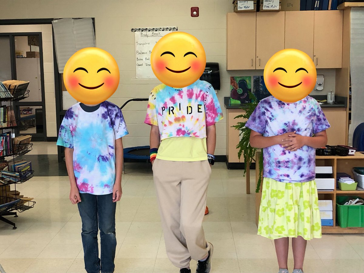 Our Pride Mustangs and their tie dye shirts turned out awesome! You’ll see then worn proudly around PMPS! #PrincessMargaret #HappyPride2023