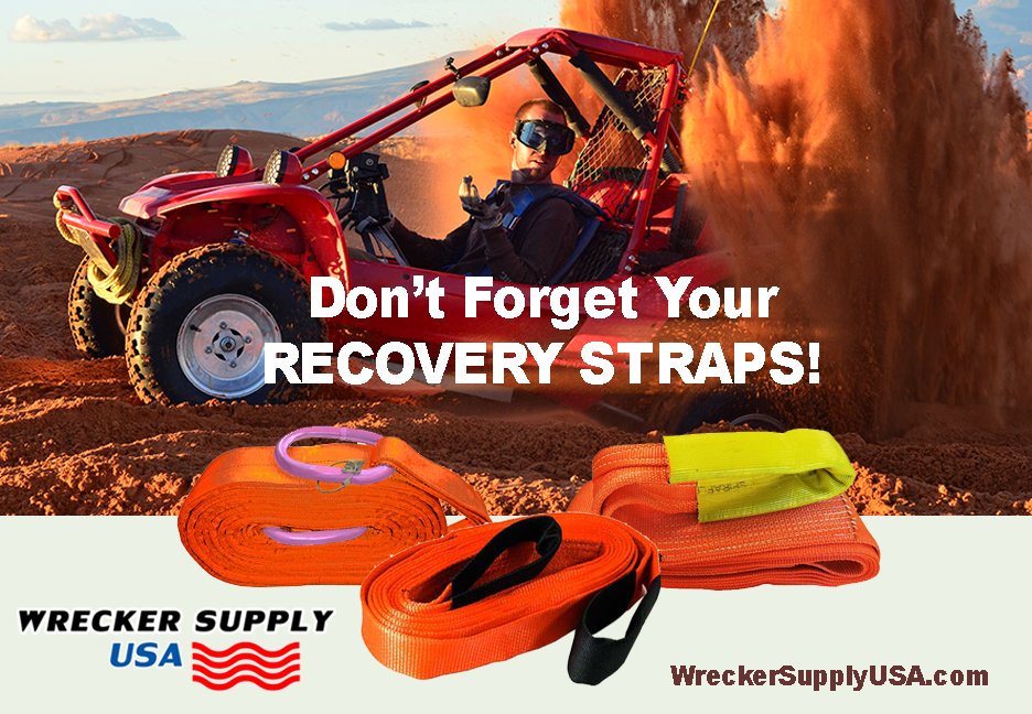 wreckersupplyus's tweet photo. Whether you are offroading or driving to the office, make sure you've got your Recovery Straps. You never know what kind of mischief your vehicle will get into.
https://t.co/69EkRYreTA
#recoverystraps #offroading #driving #cars #trucks #towingstraps #towingproducts https://t.co/rstwhCB1Mr