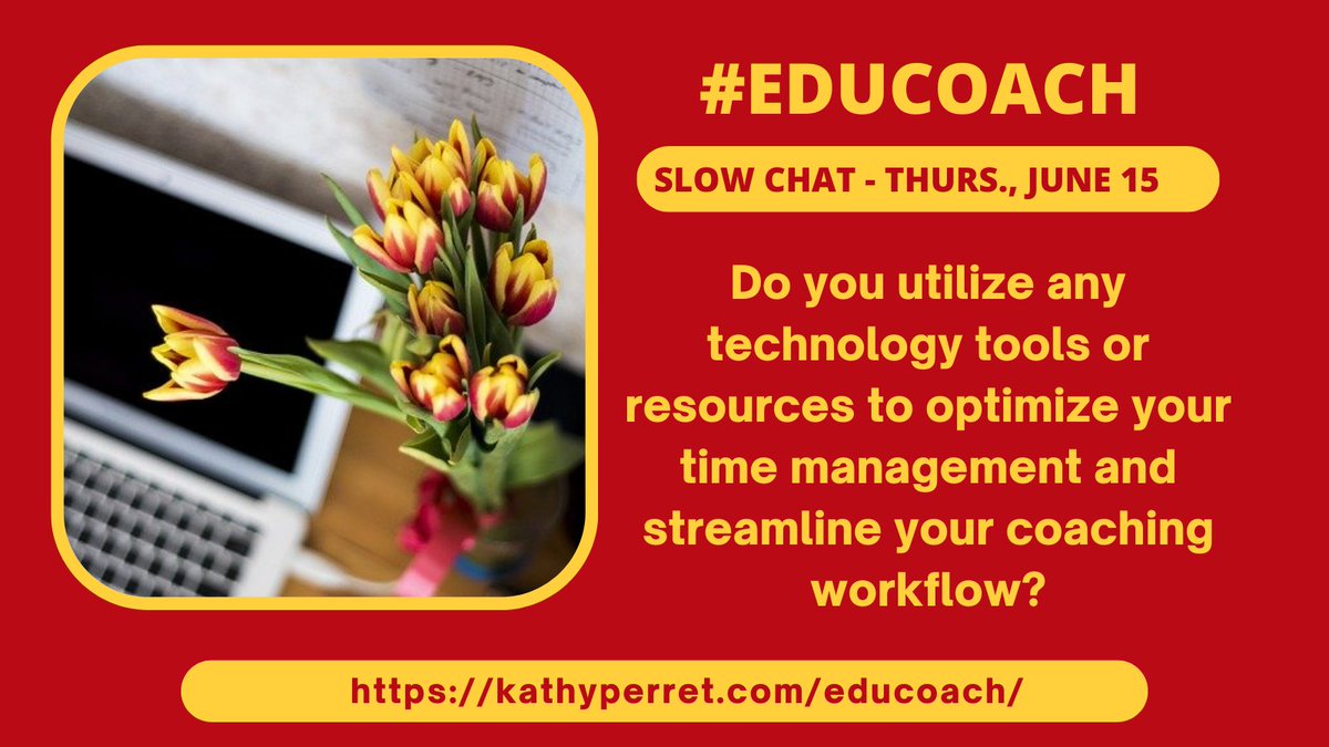Happy Thursday! Here is our #educoach Slow Chat question of the day! We will post one question per weekday instead of our weekly chat for a few weeks. Remember to use the #educoach hashtag in your reply. Submit questions here: docs.google.com/forms/d/e/1FAI…