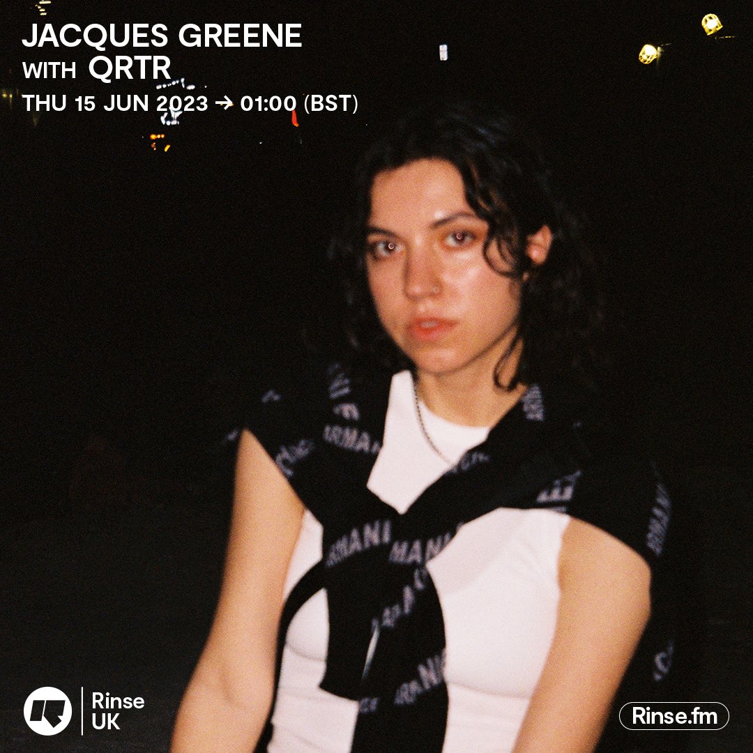 🚨NEW EP OF THE <a href="/RinseFM/">Rinse FM</a> SHOW TONIGHT 🚨

🤝ft xtra special mix from @qrtrmusic of mostly originals and edits - a truly wonderful half hour

starts at:
1am BST
8pm EST
5pm PDT
📡✨

📡 rinse.fm ⬅️⬅️⬅️⬅️