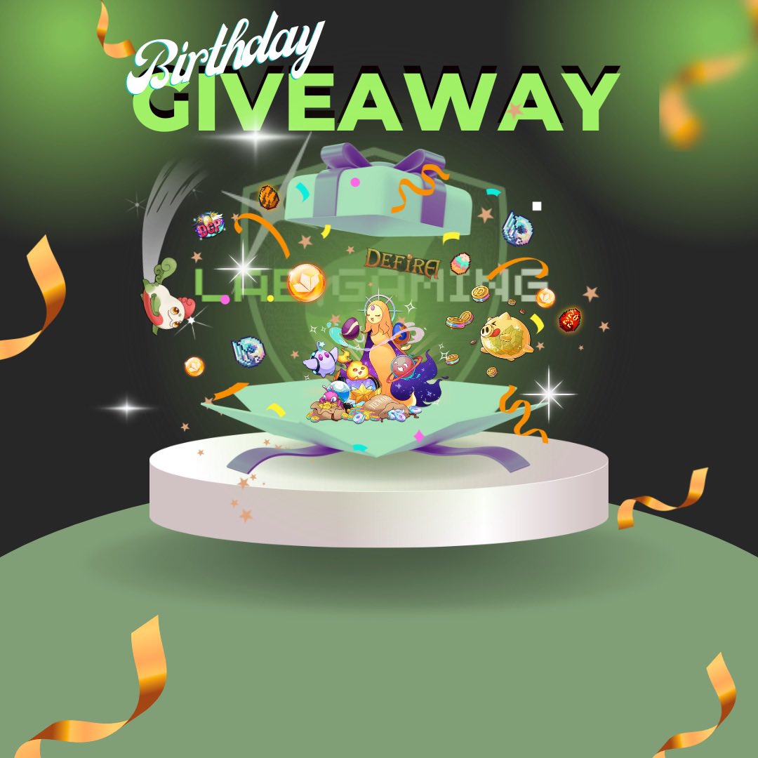 Be on the look out for our birthday giveaways starting soon! 

<a href="/OfficialDgpals/">D.G.Pals</a> <a href="/Defiraverse/">tbd</a> 

#nft #giveaway #crypto