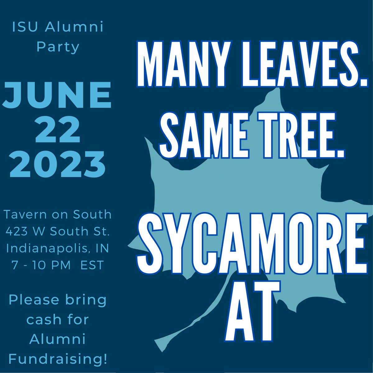 📢ISU AT Alumni! Come join us at our event at Tavern on South on June 22! We can't wait to see you all there! #ISUDATatNATA2023 #ElevATe