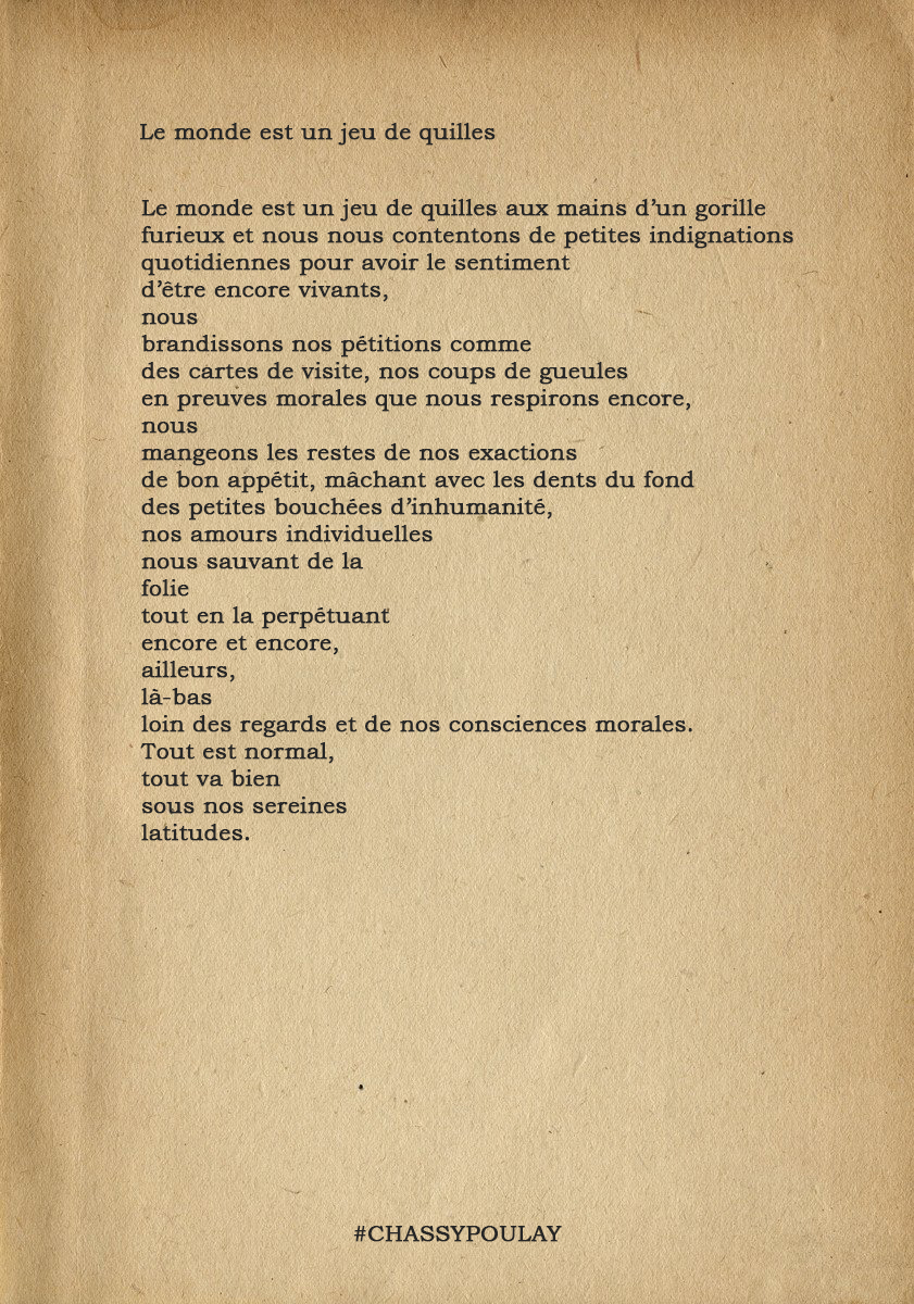 ChassyPoulay's tweet image. Toujours autant d&apos;actualité.  #Poesie #Poesietwitter #poetry #poetrycommunity