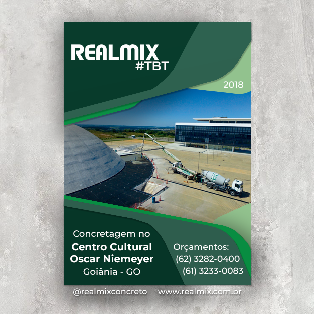 realmixconcreto's tweet image. O projeto do Centro Cultural é do arquiteto Oscar Niemeyer e foi batizado com seu nome. Localizado na cidade de Goiânia, no estado de Goiás. No #TBT de hoje, relembramos a concretagem de melhorias que a Realmix realizou em 2018 junto a Alcance Construtora. #goiânia #realmix