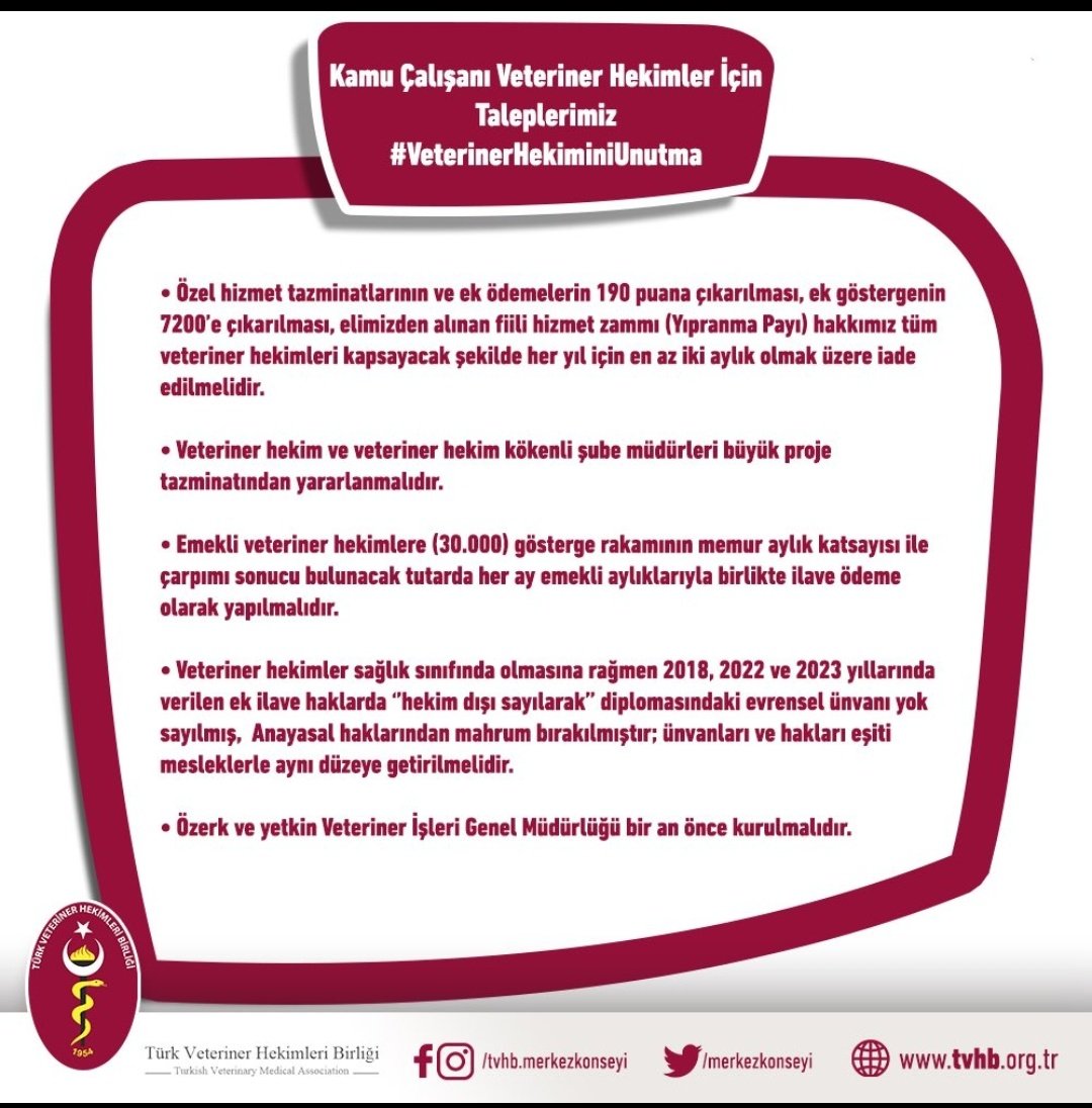 #KamuVeterinerHekimiDuy