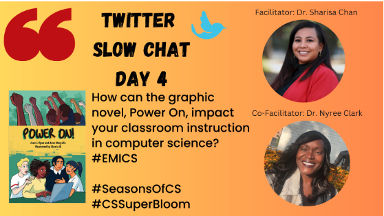 SBCSS_EdTech's tweet photo. #EMICS friends, what are your thoughts? #SeasonsofCS #CSSuperbloom @PowerOnBook https://t.co/Oy72lIDKRO