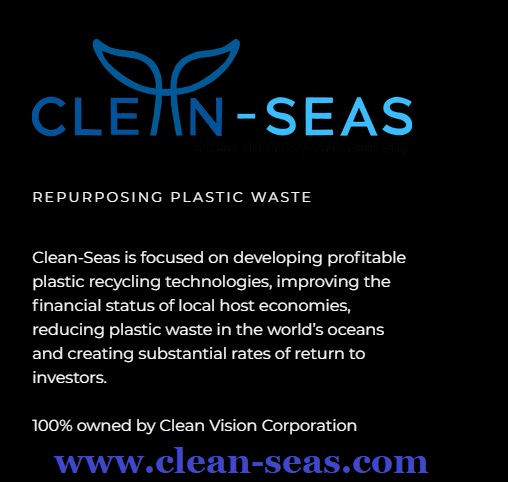 MegaStocks3's tweet photo. $CLNV - Clean Vision's Subsidiary Clean-Seas West Virginia Signs MoA to Leverage State Funding to Establish Major Clean Energy Plastic Conversion Facility.

https://t.co/xbYAVkSl8G

#PlasticRecycling #StockToWatch #DayTrading #Traders #investment $WKHS $ISIG $ES $AKBA $SUP $EV https://t.co/rcaGXn66ZP