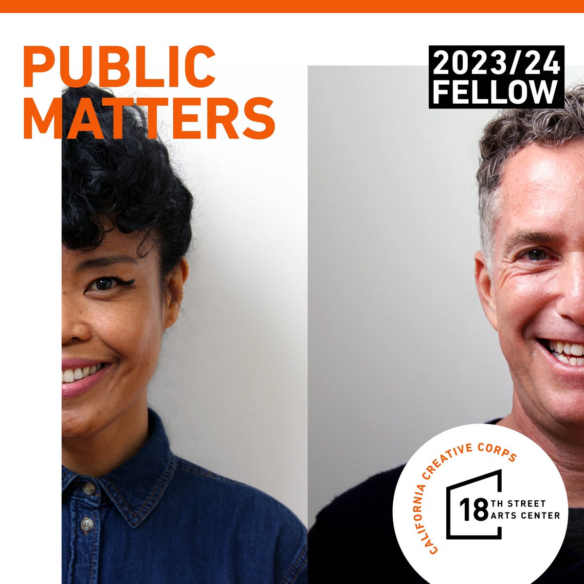 Pub_Matters's tweet photo. 🎉Public Matters has been selected to @18thStreetArts 1st California Creative Corp cohort! During this year-long residency project, we’ll continue our work to strengthen community relationships, enhance a sense of belonging, &amp; expand public engagement to pursue the common good!🙌🏽 https://t.co/og8DV5PUqT