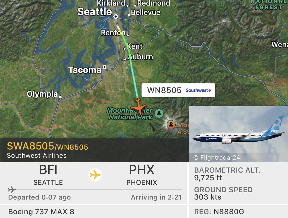 RT @NikPhillips666: On delivery to Southwest Airlines is Boeing 737 MAX 8, N8880G, from Boeing Field https://t.co/ocJQCylPdw
