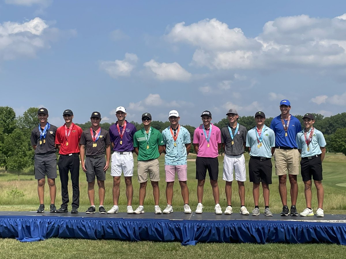 Post Season Awards.
Justin finishes T-2 at state finals and make the IHSGCA All State Team. 
Patrick makes the IHSGCA All Academic Team. 
Coach Newberg is voted Regional II Coach of the year.