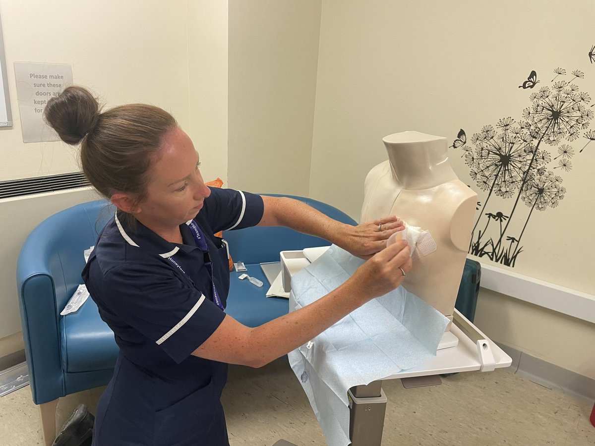 RespiratoryUHP's tweet photo. Another great day of training for our respiratory departments! 🫁Tracheostomy and laryngectomy simulations, chest drain refreshers and TIVAD needling simulations #training #UHP #respiratory #respiratorytraining #TIVADs #respisbest https://t.co/z1DXkjoodH