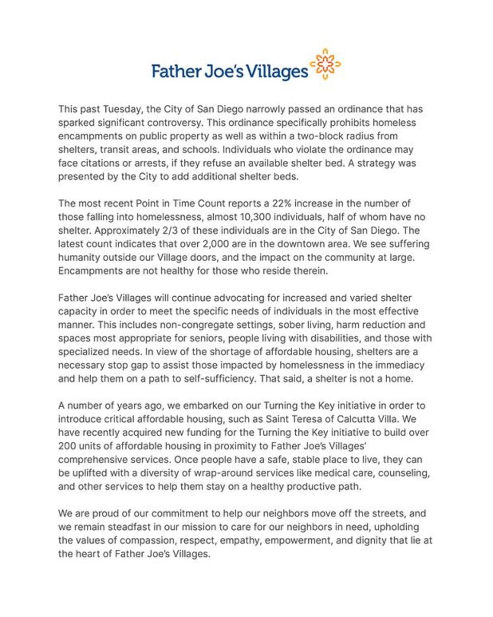 FatherJoes's tweet photo. Please consider the following statement from President and CEO, Deacon Jim Vargas. https://t.co/JgJB1GMGBn