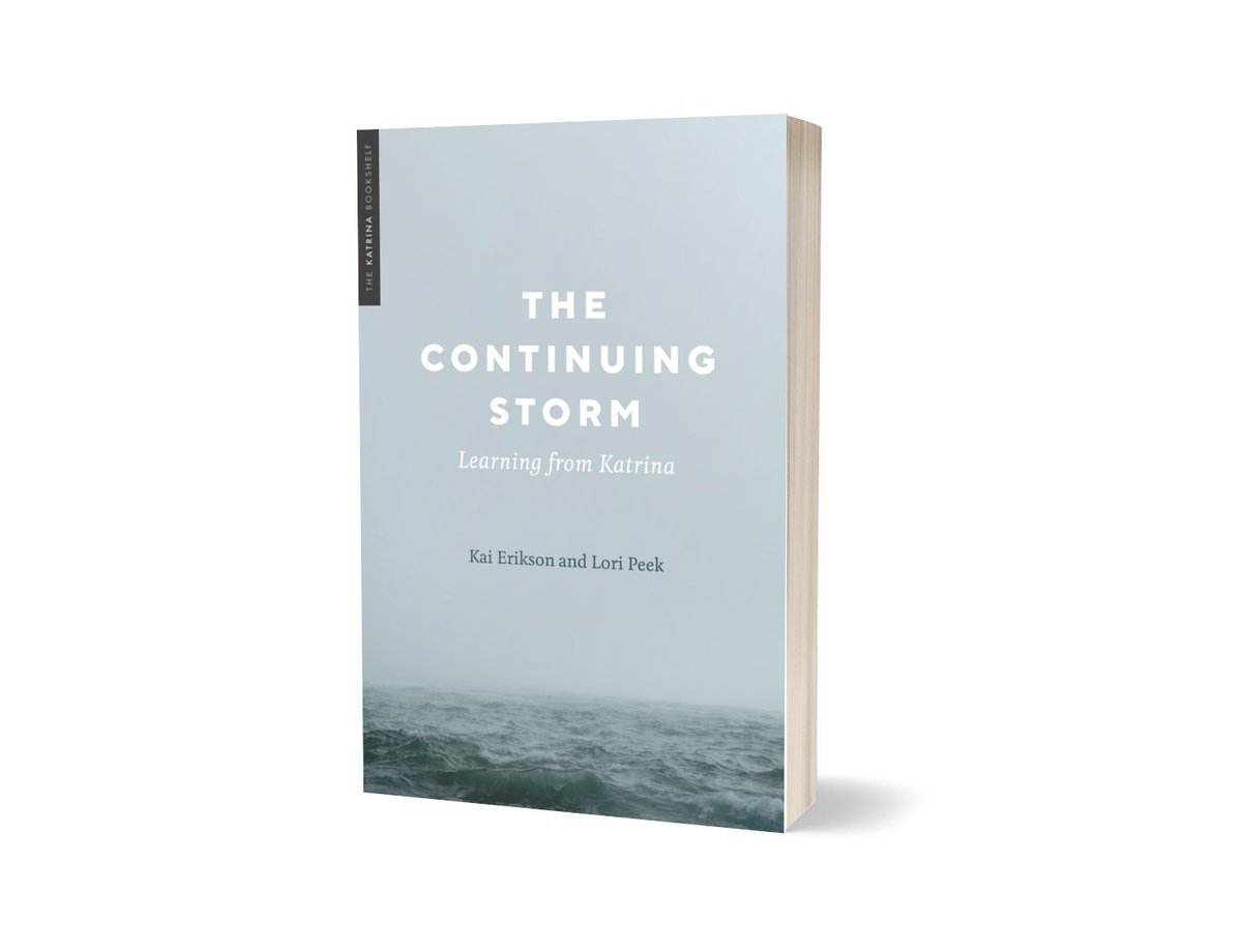 UTexasPress's tweet image. We were thrilled to have CONTINUING STORM: Learning from Katrina by Kai Erikson and Lori Peek as a finalist in the History/Biography Category of this year&apos;s #ColoradoBookAwards!

Congrats to the category winner Mark Lee Gardner! #CenterfortheBook