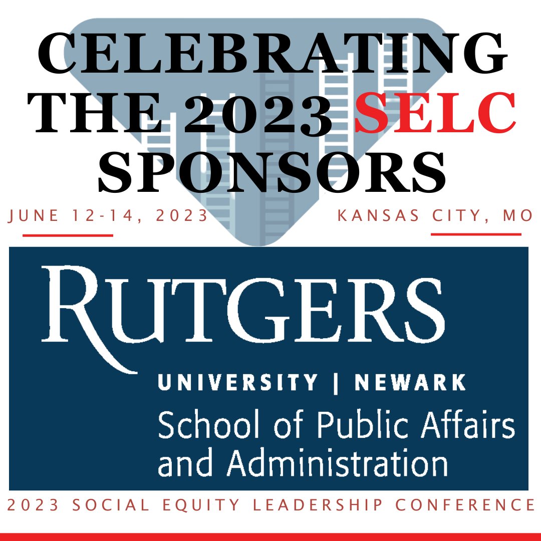 napawash's tweet image. As wrap up our annual Social Equity Leadership Conference for 2023, we want to thank @RutgersSPAA for championing #socialequity through its generous sponsorship of #SELC2023! #SupportNAPA #SocialEquityInAction