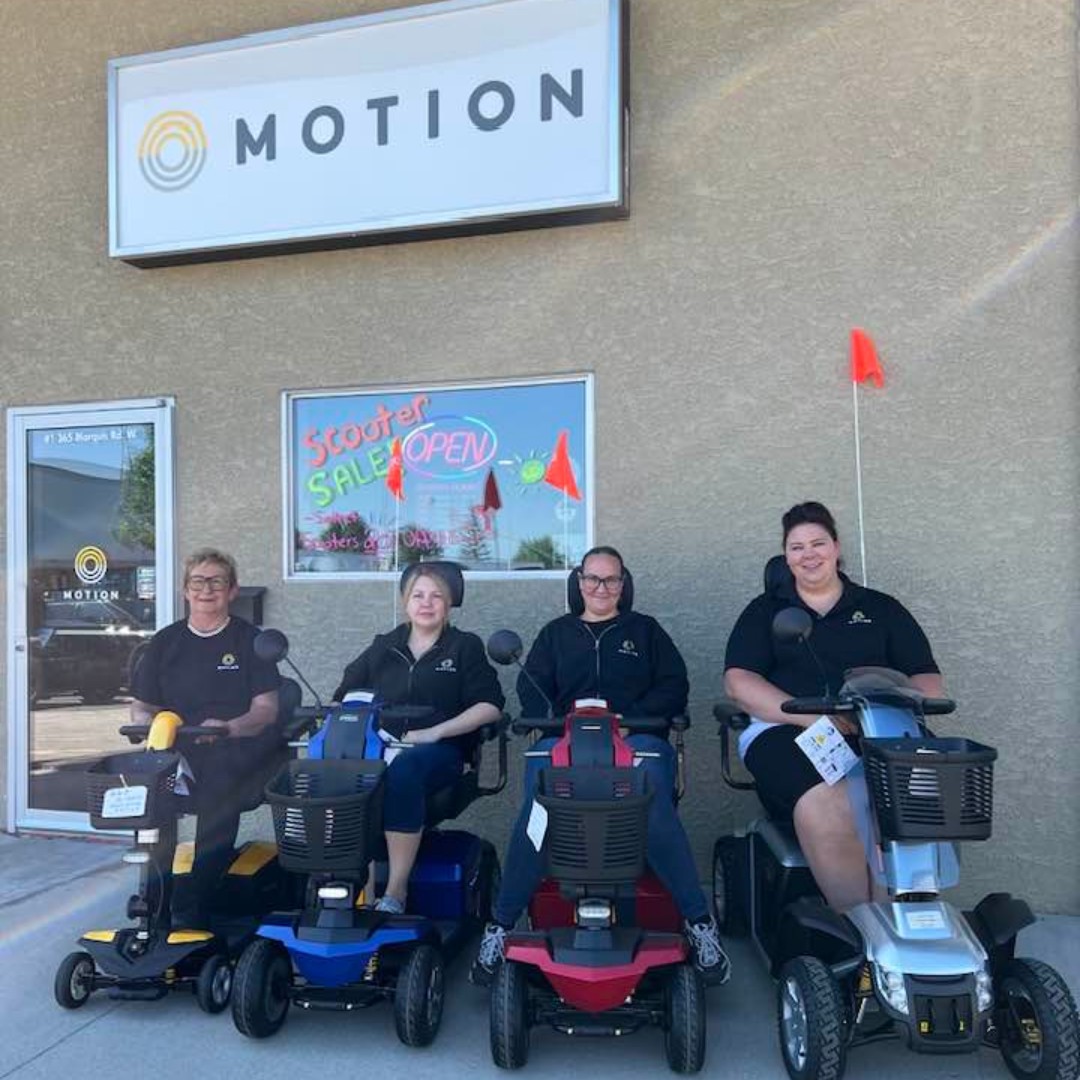 motioncares's tweet photo. Our team in Prince Albert is ready for our scooter sale! π Don't miss out on this special offer: 20% OFF MSRP on @pridemobility Go-Go & Victory models until June 30. Click the link to learn more about this offer: https://t.co/3btaHx6Omt
#MakeLifeAccessible #MobilityScooter https://t.co/pUoP9LLMQ7
