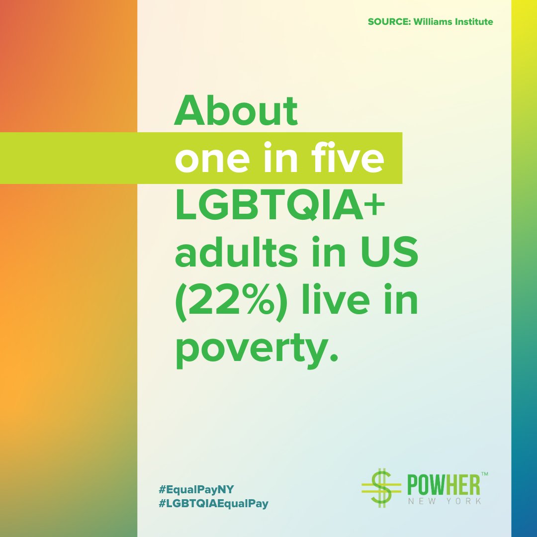 Let's raise our voices, break the pay barriers, and create a world where pride and fair compensation go hand in hand. Together, we can make it happen! 🌈✊ #EqualPayNY #LGBTQIAEqualPay #PowHerNY 
@PowherNY