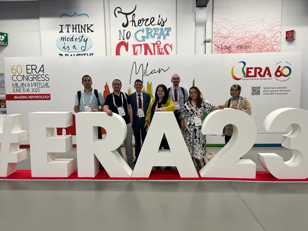 Turkish young nephrologists at #ERA23. What a nice day! <a href="/DrAhmetMurt/">Ahmet Murt</a> <a href="/tamer_mtd/">Tamer Dincer</a> <a href="/DrZeynepURAL/">Dr.Zeynep Ural</a> @learningkidneys <a href="/ynptweets/">YNP of ERA</a> <a href="/TurkNefro/">TürkNefrolojiDerneği</a> <a href="/ERAkidney/">ERA - European Renal Association</a>