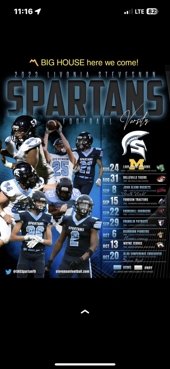 Aidan Nolan (@anolan26) on Twitter photo Here we go!! Mark your calendars Aug 24 @ the big house <a href="/nicoa13/">Coach Nico Acosta</a> Here we go!! Mark your calendars Aug 24 @ the big house <a href="/nicoa13/">Coach Nico Acosta</a>