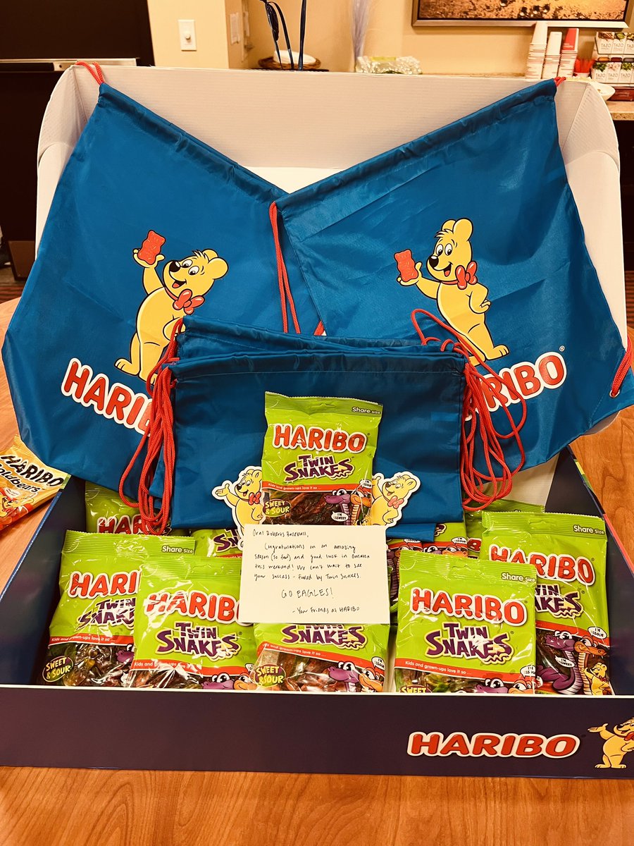 A gift from our friends at Haribo 🙏 🥹
#ORUBase | #Haribo