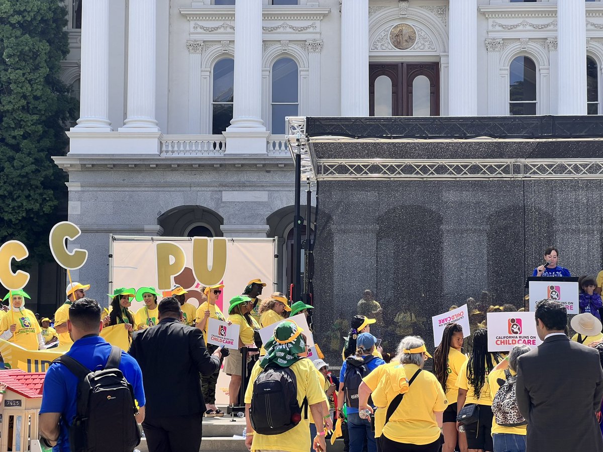 California runs on child care! Powerful testimony from parent w/ @ParentVoicesCA on the importance of #childcare & eliminating family fees. Families need access to childcare that they can afford!

#CareCantWait #FixChildCareCA