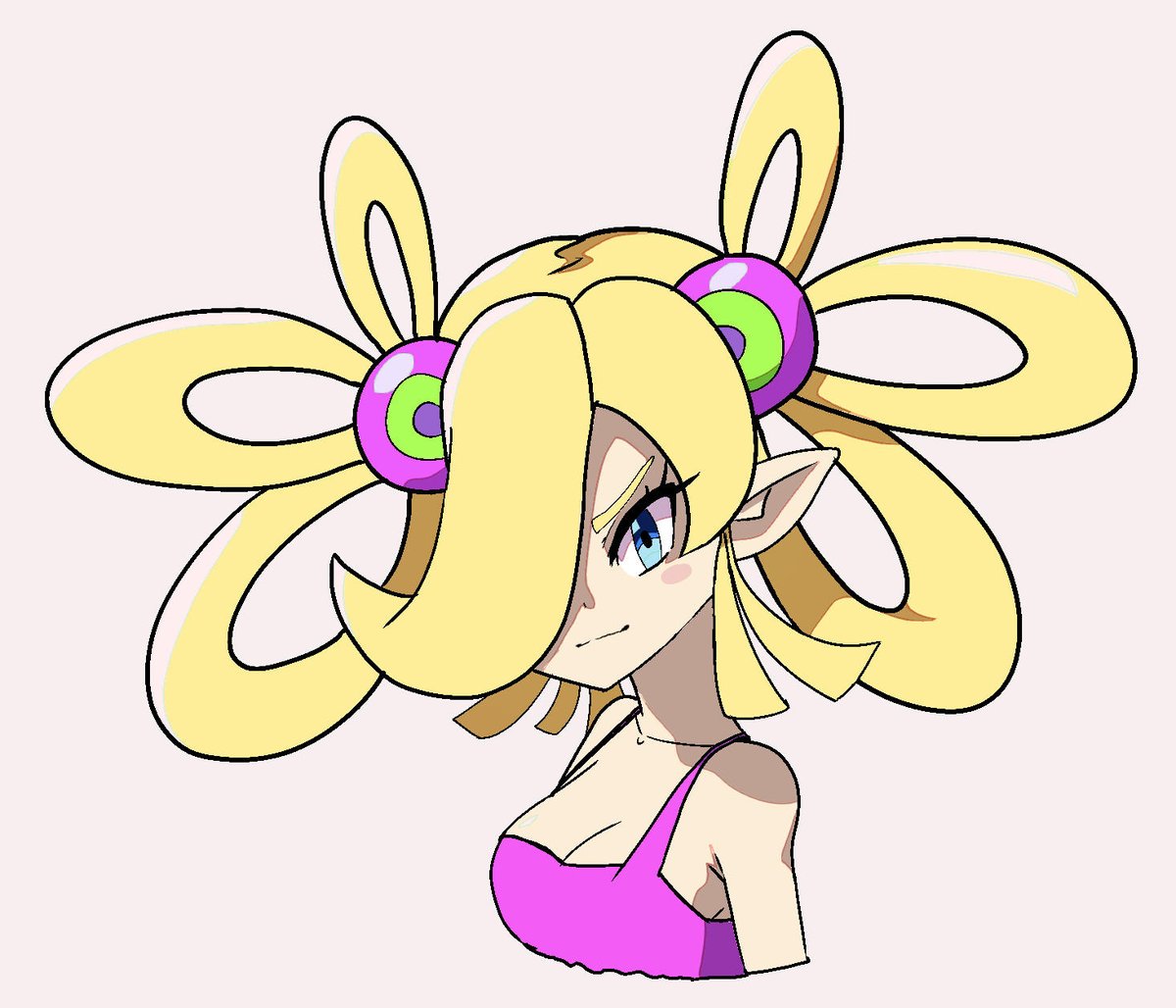 4foresight1's tweet image. #128 Messing about with Plinks hair line practice, too hot for anything.
#Plink #Shantae