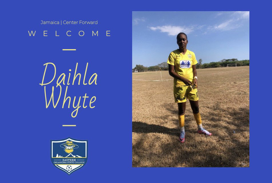 Welcome to Eastern, Daihla! 

The powerful Jamaican center forward will be joining us this fall season 🇯🇲⚽️

(d.whyte.10 on instagram)