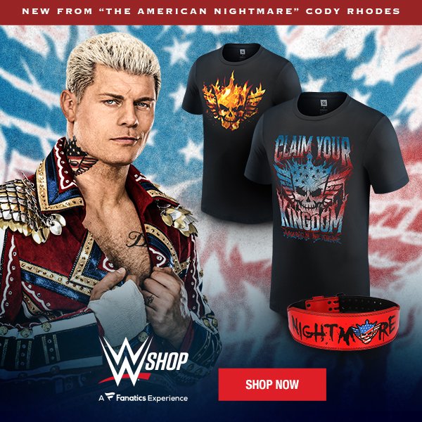 As announced earlier! 

We are officially a @WWEShop  partner! 

When ordering on WWE Shop use my custom link
 wwe-shop.sjv.io/MOWM 

Don't Forget to get your new @CodyRhodes Merch and Preorder the new @WWE Women's World Championship! #Partner #WWESHOP #CodyRhodes…