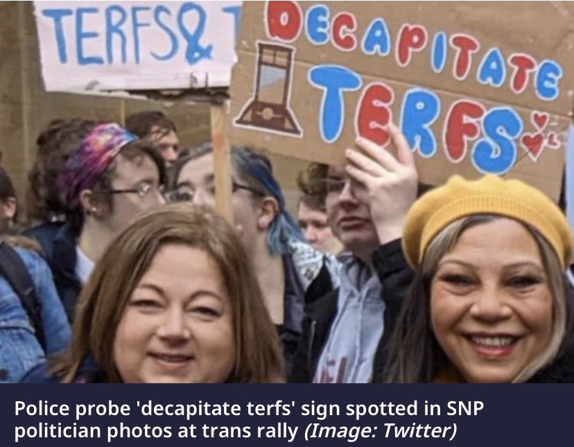 S’ok Wickes, trans activists might need a bit of paint and 4by4 for their violent banners against women. Last longer than the cardboard. #BoycottWickes