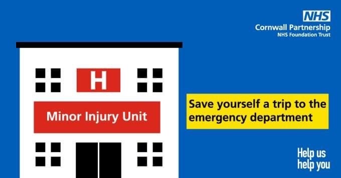 Cornwall's minor injury units are open during the day, evenings and weekends and can treat everything from broken bones to cuts that need stitches.

Your nearest might not be your quickest, so know before you go and check waiting and opening times ⬇️

🔗 cornwallft.nhs.uk/miu-waiting-ti…