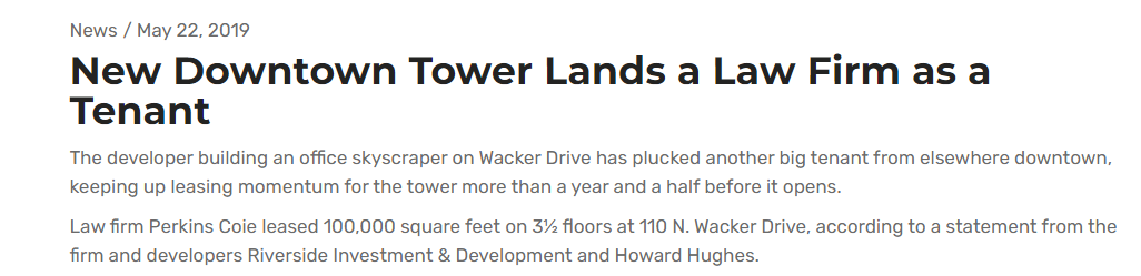 #Wanxiang Real Estate has a new downtown tower in Chicago and in 2019 a new tenant moved into 3 floors of that tower. The tenant was Perkins Coie who was instrumental in helping #Ethereum get the little white paper
#ETHGate #FireGaryGensler