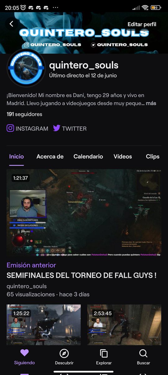 Quintero_Souls's tweet photo. Por cierto, estamos a nada de los 200 seguidores en Twitch !

Si no me sigues.. a qué estás esperando para pertenecer a la familia ? 🤔😂 https://t.co/GIeY0F9H7o
