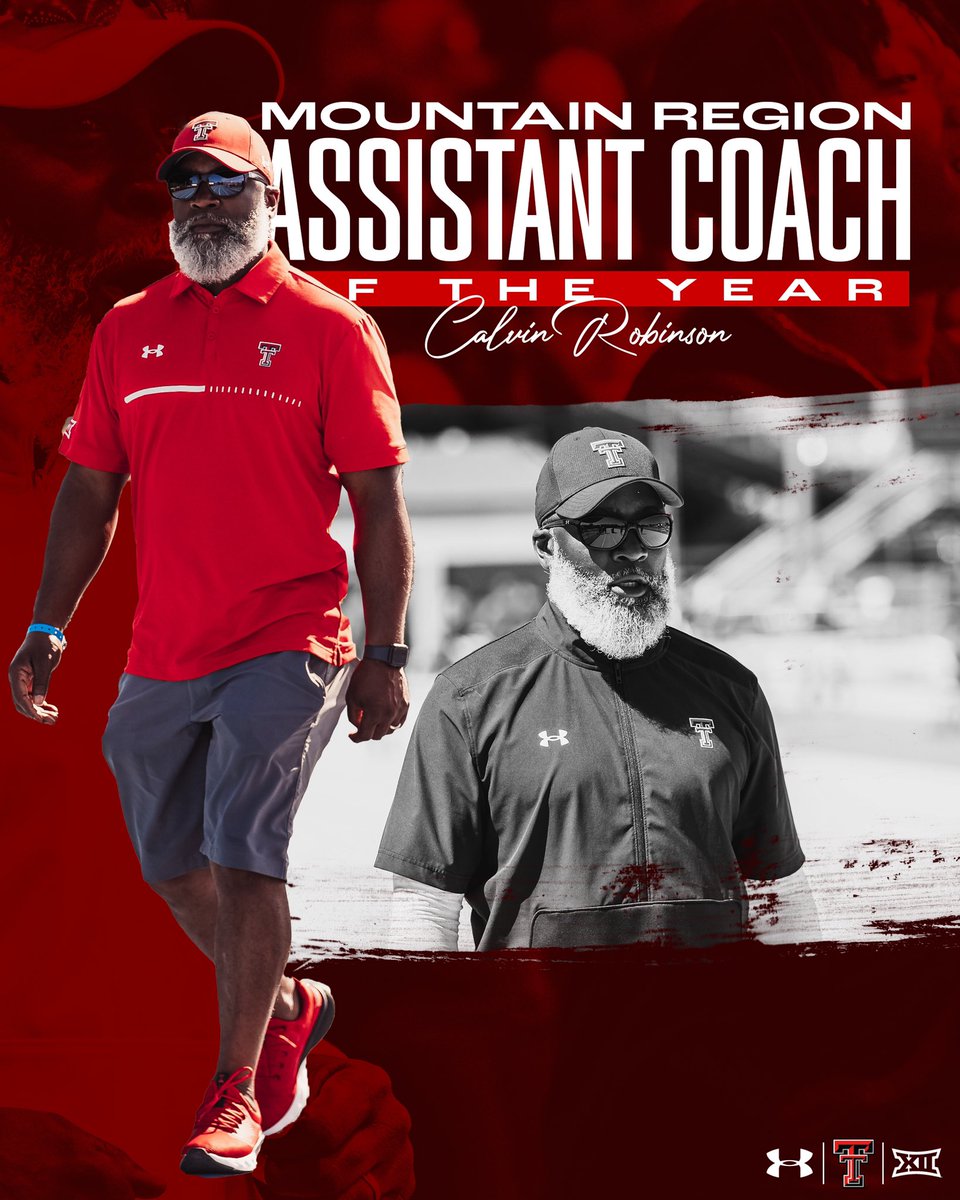 Coach Rob! He’s your <a href="/USTFCCCA/">USTFCCCA</a> Mountain Region Men’s Assistant of the Year‼️

#WreckEm | <a href="/CoachCalRob/">Calvin Robinson</a>