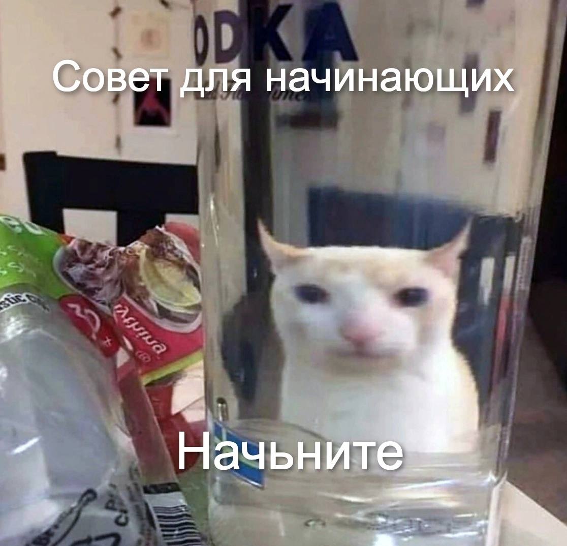 RussianMemesLtd's tweet photo. Advice for beginners

Start https://t.co/crVZzzFvR6