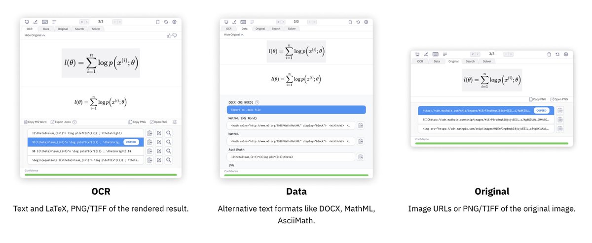 طلبة المواد العلمية والرياضيات

mathpix.com

هذا التطبيق وظيفته تحويل الرموز والمعادلات الرياضية بمختلف أنواعها المصورة أو من ملفات PDF إلى صيغة LaTeX قابلة للتحرير والتعديل وإجراء عليها مختلف العمليات

(يقدم خدمات مجانية محدودة بعدد العمليات والصفحات)