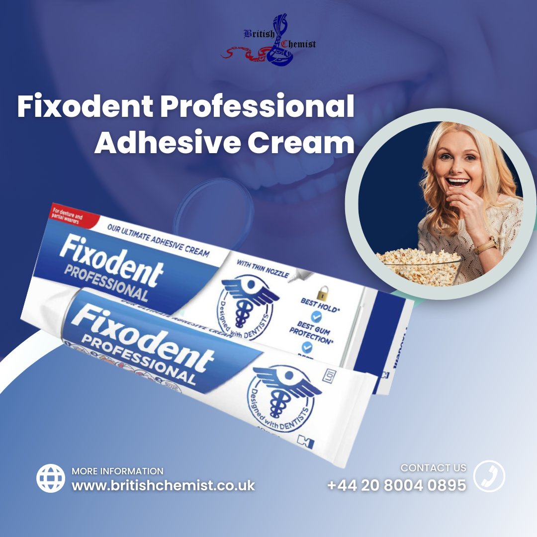 ChemistBritish's tweet photo. Developed with dentists to give you unbeatable hold* and effective gum protection against gum irritation from day 1**

Shop Now: https://t.co/fefeaoZLvd
.
.
.
#fixodent #fixodentprofessional #dental #dentalcare #gumprotection #antibacterialaction #teeth #dentures #denturefix https://t.co/CzvTij6l20