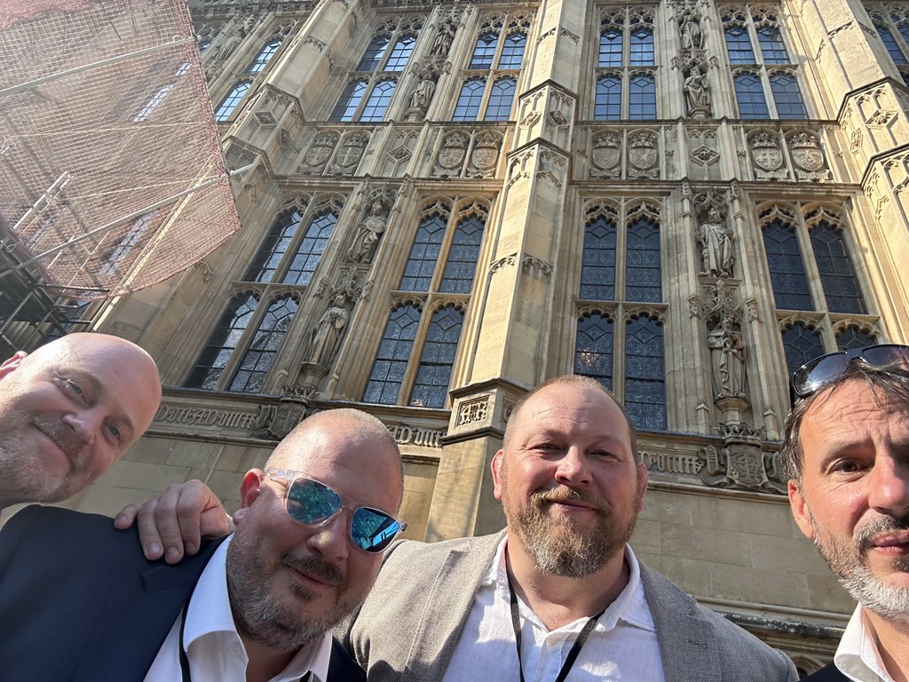 A great day for @GordonC_JMW and I attending the House of Lords to discuss brain injuries and charities  with @Tommo33s and @cbituk .  #bestjob #Privileged