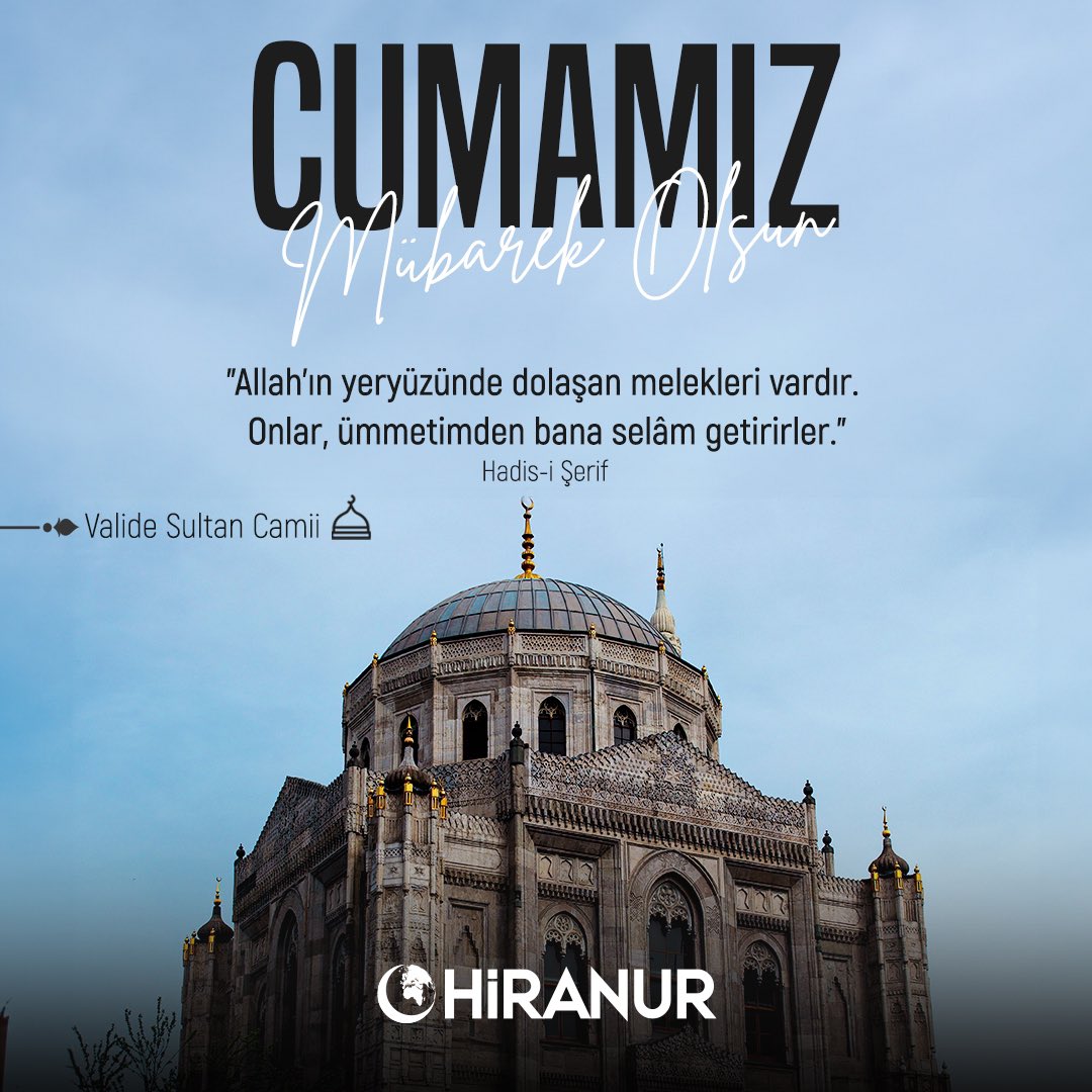 Cumamız Mübarek Olsun

'Allah'ın yeryüzünde dolaşan melekleri vardır. Onlar, ümmetimden bana selam getirirler.'

Hadis-i Şerif

#Mübarekcuma #Cumagünü #Hayırlıcumalar