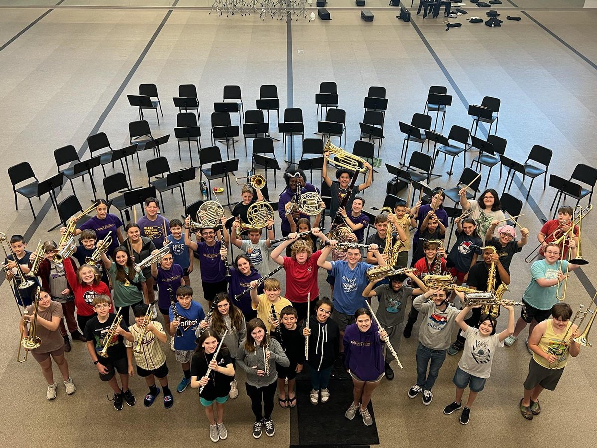 Congratulations to the awesome summer middle school band and their fantastic concert today.