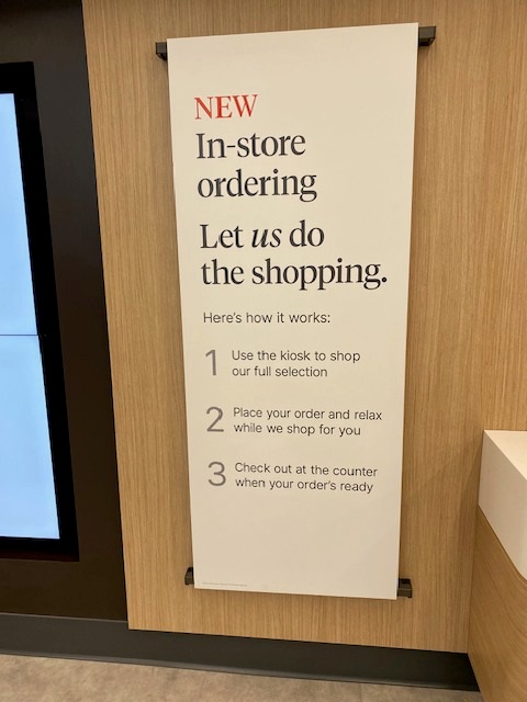 NeilRetail's tweet photo. Some photos of Walgreens' new concept in Chicago where you order most products via a kiosk and pick them up at the counter. The biggest question is: what problem is this solving for the customer? The honest answer is: none. It's likely solving a problem for Walgreens - theft. https://t.co/ufp1Q4U73V