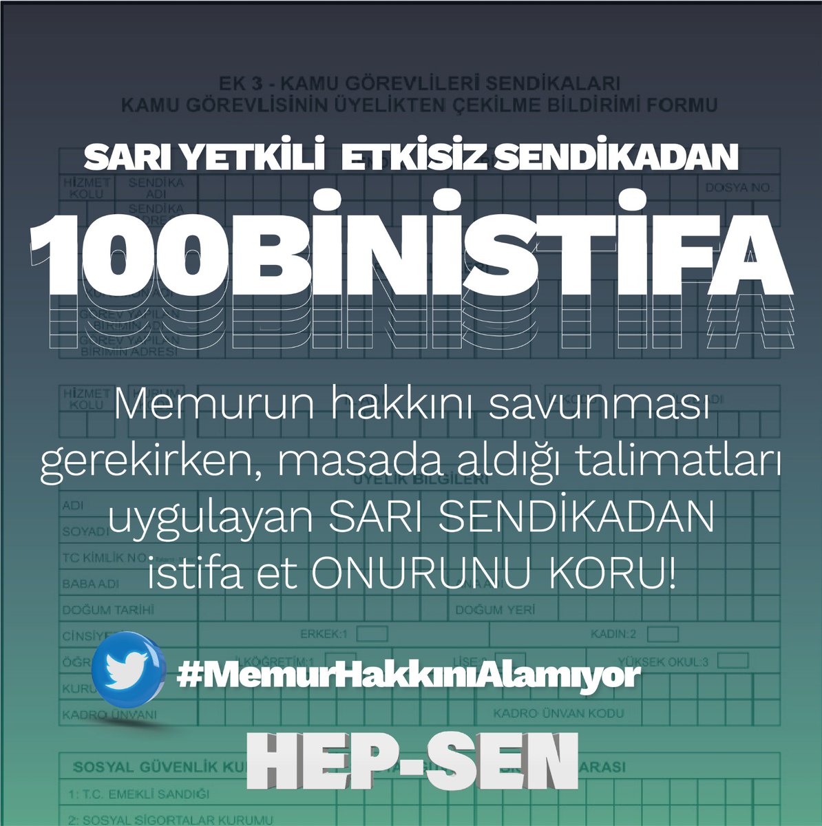 Masada satılmaya, kupayla kandırılmaya hep beraber dur diyelim.
#MemurHakkınıAlamıyor