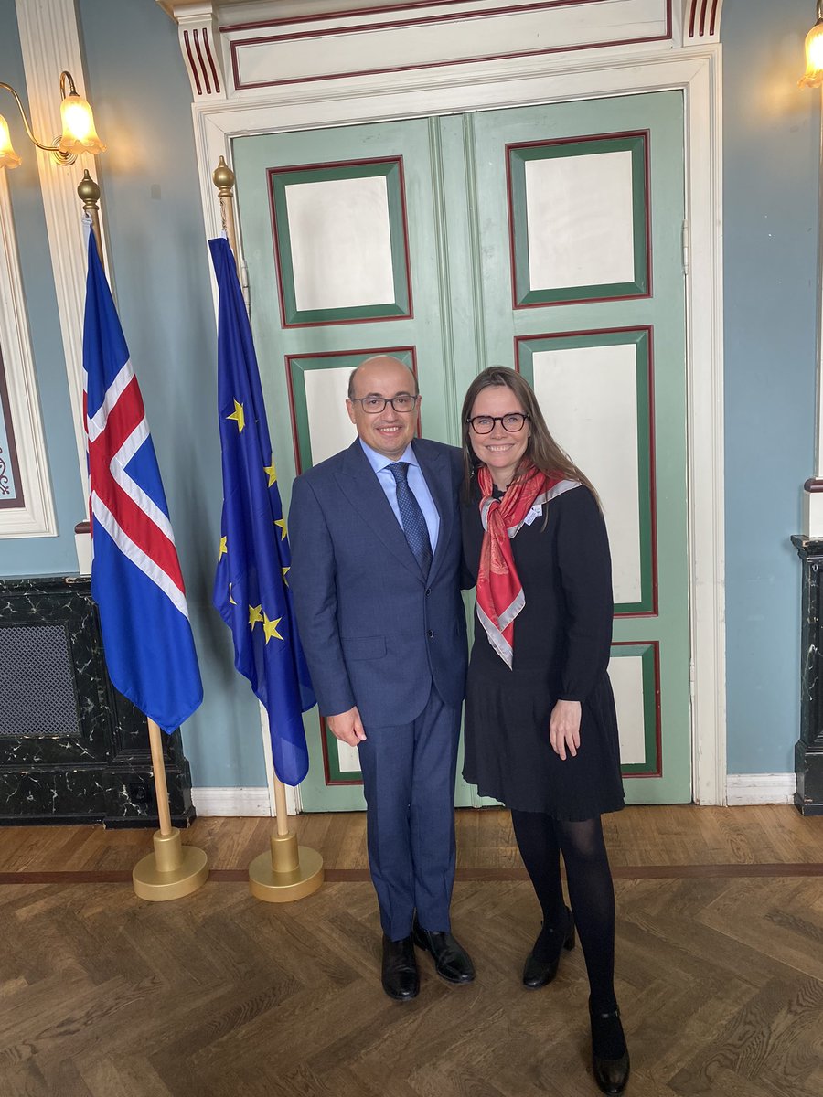 Glad to have met @katrinjak Prime Minister of Iceland 🇮🇸 on the 25th Anniversary since the establishment of the diplomatic relations between Malta & Iceland. @MinisterIanBorg @MFETMalta @chriscutajar @RobertAbela_MT