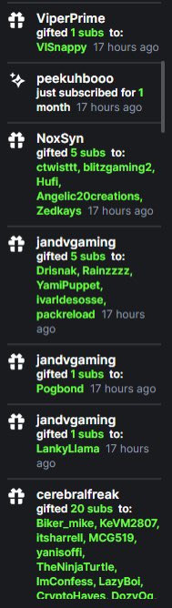 qual's tweet photo. *LONG POST*

Last nights stream is one that I will never forget. (I know that may come to you as a surprise with how much I drank)

Huge shoutout to everyone who stopped by and like always showed endless amounts of love 💚

To all of you guys who gifted subs I literally cannot thank you enough for your support and big shoutout to the man himself @Cerebral_FREAK you are a LEGEND gifting over 80 subs in total yesterday 🤯

All the love with the past few streams I’ve had it feels almost like a dream to me and I can’t wait to share all the love back. I have crazy things in store for my community in the future and we’re just getting started you better believe it 🫡

I can’t wait to give back all this love I’ve received over the past few streams to you guys and I remember you guys who stop by even just to say hi, this all means the world to me 💚

I won’t be streaming tonight because I’m still feeling a little crazy but I will be live tomorrow sometime and we’re gonna have a hell of a stream. I’m taking the day to edit some content, work on the discord server and get things done for you guys so once again thank you guys so much… I still can’t believe it you guys are the best 🥲