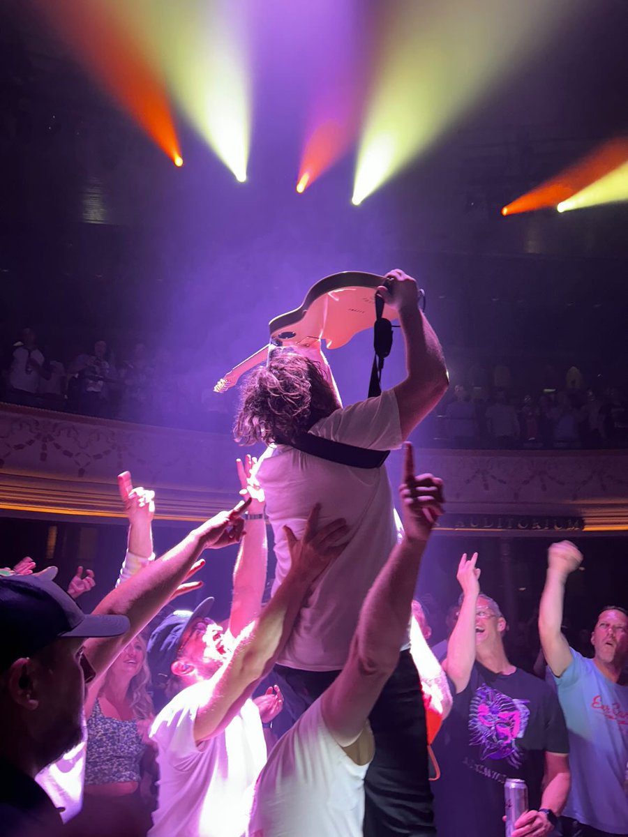 Last night was unreal. Kept expecting to wake up and text the guys about it. What a thrill to be able to share that experience with y’all. @theryman 📸: @cjdunlavy