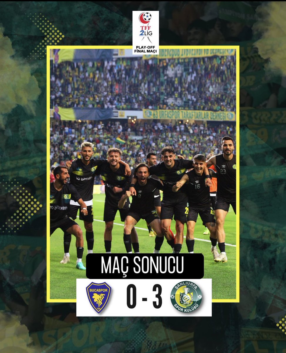 ŞAMPİYON ŞANLİURFASPOR..
Tebrikler <a href="/Sanliurfaspor/">Kızılkaya Tarım Şanlıurfaspor</a> 💛💚

#Şanlıurfaspor