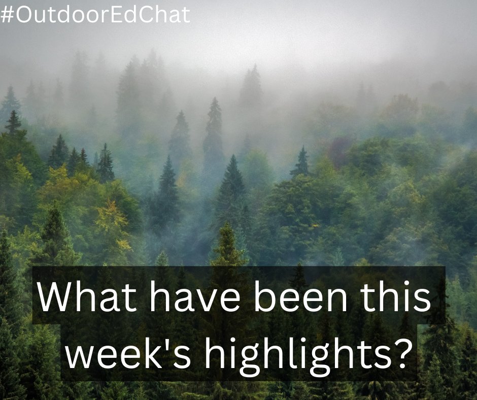 OutdoorEdChat's tweet image. Good evening everyone.
It's sunny, the birds are singing, perfect for sharing, connecting and chatting to a bunch of lovely #OutdoorEd folks.
It's #OutdoorEdChat...