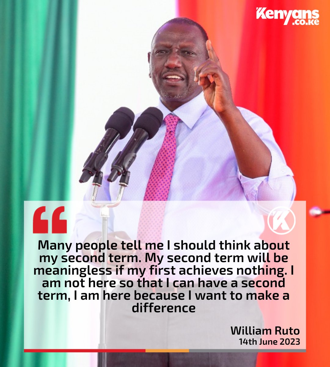 Thank you sir, you have done literally nothing en you have started talking about terms. You have my vote for 4yrs for delivering what you promised fellow hasolas 

#IStandWithDee #Budget2023KE President Ruto Esther Passaris