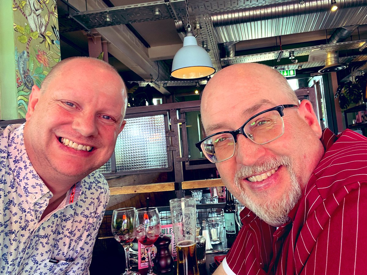 thatWilkochap's tweet photo. Lads what lunch, after a busy morning of planning the year ahead for @ScruffyDogPR 

@neilgibson2010 is always there to listen, advise, poo-poo, and give the required pep-talk. Thanks buddy 🫶 

All the best people were lunching in Bill’s today, weren’t we @NerysEvans 😉 https://t.co/PL1vKN5VIf