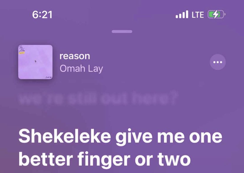 DagaOf's tweet photo. @Omah_Lay Shey na shekeleke or chekeleke 🥺🥺💜🔥💜 https://t.co/s2p8RRwGAB