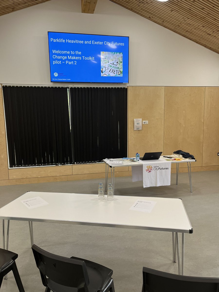 Park Life Heavitree (@plhexeter) on Twitter photo Getting ready for Session 2 with <a href="/ExeCityFutures/">Exeter City Futures</a> #NetZero Getting ready for Session 2 with <a href="/ExeCityFutures/">Exeter City Futures</a> #NetZero